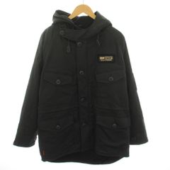 グリップスワニー GRIP SWANY FPコールドウェザーパーカ FP COLD WEATHER PARKA 中綿ジャケット 焚き火用アウター フード ポケット M 黒 ブラック GSJ-77 /YT