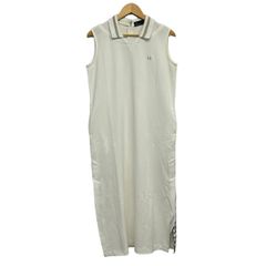 FRED PERRY(フレッドペリー) ワンピース サイズ10 L レディース - アイボリー ノースリーブ/マキシ丈