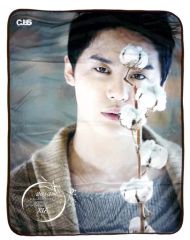 중고 抱き枕カバー・シーツ 男性 XIA キム・ジュンス ブランケット 縦型 コットンフラワー 「2013 XIA BALLAD ＆ MUSICAL CONCERT WITH ORCHESTRA vol.2」 12月31日公演限定