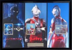 중고 バッジ・ピンズ ウルトラマン 記念額装ピンズセット 「ウルトラマン ULTRAMAN シン・ウルトラマン」 円谷フィールズホールディングス株式会社 発足記念 贈呈品