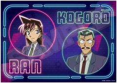 중고 クリアポスター A3クリアポスター 毛利蘭＆毛利小五郎 Neon Light 「名探偵コナン」