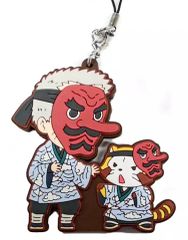 중고 雑貨 鱗滝左近次 「鬼滅の刃×あらいぐまラスカル ラバーストラップ」