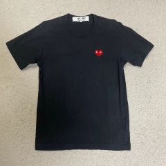 コム・デ・ギャルソン PLAY 半袖Tシャツ ブラック m