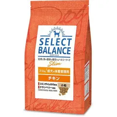 【送料無料】【大人気】セレクトバランス スリム チキン 小粒 成犬の体重管理用3kg fbd0e28f