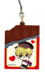 중고 ストラップ 松野千冬 「東京リベンジャーズ バレンタインフェア in PRINCESS CAFE チョコレート型ラバーストラップ」