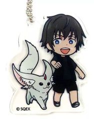 중고 キーホルダー・マスコット キャラクター ノクティス＆カーバンクル 「ファイナルファンタジーXV ペアアクリルキーホルダーコレクション」
