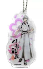 중고 열쇠 고리 마스코트 캐릭터 鶴丸国永 BIGビニールチャーム 「第二弾 刀剣乱舞-花丸-×ファミリーマート」 対象商品購入特典