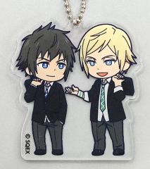 중고 雑貨 ノクティス＆プロンプト 「ファイナルファンタジーXV ペアアクリルキーホルダーコレクション」