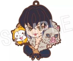 중고 雑貨 嘴平伊之助 「鬼滅の刃×ラスカル トレーディングラバーストラップ vol.2」