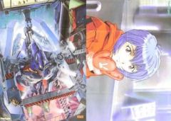 중고 ポスター アニメ B2両面ポスター 八つ折 エヴァンゲリオン初号機 綾波レイ 「新世紀エヴァンゲリオン」 月刊ニュータイプ1996年12月号付録