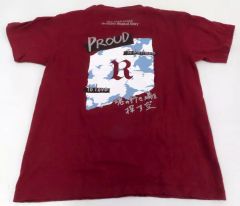 중고 Tシャツ 黒崎蘭丸 アイドルTシャツ ワインレッド Mサイズ 「うたの☆プリンスさまっ♪ ALL STAR STAGE -Dramatic Magical Story-」