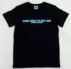 중고 Tシャツ 男性アイドル SHINee Tシャツ ブラック Lサイズ 「SHINee WORLD THE BEST 2018～FROM NOW ON～」