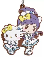 중고 ストラップ キャラクター キュアホワイト＆ミミィ 「ふたりはプリキュア×ハローキティ スペシャルラバーセット」