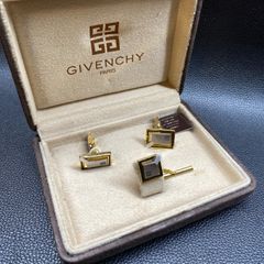 ジバンシー Givenchy タイタック カフス カフリンクス タイピン メンズ スーツ 紳士 正装 フォーマル パーティー 婚礼