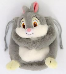 중고 バッグ とんすけ 巾着 PASTEL BUNNIES 「バンビ」 ディズニーストア限定