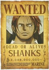 중고 ポスター 手配書GIANTポスター Vol.1 シャンクス 「 이치방쿠지 원피스 -エルバフ編- GIANT BASH!! Vol.1」 J賞