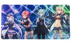 중고 サプライ ウィクロスTCG WIXOSS8周年記念プレイマット ウリス&エクス&夢限&カーニバル WIXOSS 스타트 투어 2022 ~함께 위크로스 데뷔!~ イベント景品