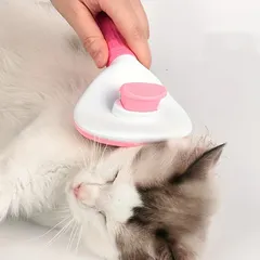 【猫用グルーミングコーム】ロングヘア猫向け！ステンレス製ニードルコーム 抜け毛除去 クリーニンググッズ ペット用品【数量 セール