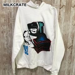 タ デッドストック MILKCRATE ATHLETICS ミルククレート アスレティクス LND+MC 06 パーカー ホワイト