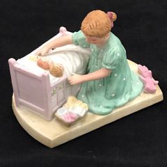 ノーマンロックウェル Little Mother 小さなお母さん 約6.8×9.4cm