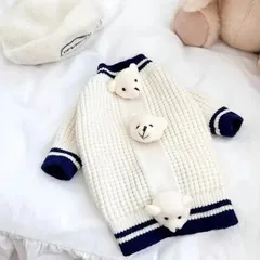ペット服 ドッグウェア クマ ニット｜在庫あり
