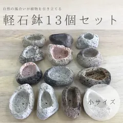 小サイズ｜アイテラスの軽石鉢 13個セット｜観葉植物や多肉植物に最適【s091602】｜在庫あり
