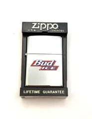 【激安】未使用 ZIPPO ジッポー 1996 Budweiser バドワイザー Bud ICE バドアイス オイル ライター 