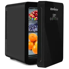 ENVENTOR 冷蔵庫 小型 15L ミニ冷蔵庫 冷温庫 保冷・保温 1℃単位温度調節 AC/DC電源 車載対応 ブラ｜在庫あり