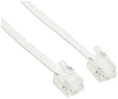 ミヨシ MCO 電話機コード モジュラーケーブル 6極4芯 6極2芯 RJ11 10m クリア DC-410/SK [ク 送料無料