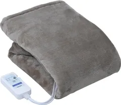 [山善] 電気毛布 ひざ掛け 100×70cm 洗える 「足がスッポリ入る」消臭加工 ダニ対策機能 切り忘れ防止タイマー｜在庫あり