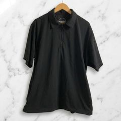 WORKMAN ワークマン BAZZ LIGHT バズライト マシュマロ COZY SHELL ハーフジップ半袖シャツ ブラック 3L 大きいサイズ