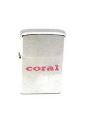 希少 ヴィンテージ ZIPPO ジッポー 1974年 coral コーラル イタリック 筆記体 斜体 企業物｜在庫あり