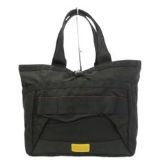 BRIEFING ブリーフィング BRW261T33 GRIP SWANY グリップスワニー WIDE TOTE レザー切替 ナイロン トート バッグ ブラック系 580 F【新古品】【未使用】【中古】
