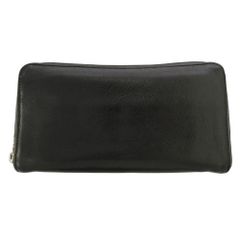CHROME HEARTS クロムハーツ 原本無 インボイス付属 REC F ZIP プレーン ラウンドジップ レザーウォレット 長財布 ブラック系 중고