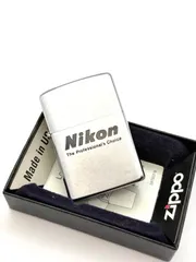未使用 希少 デッドストック ヴィンテージ ZIPPO ジッポー 1979年 Nikon ニコン イタリック 筆記体 斜 セール