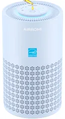 AIRROMI 空気清浄機 360°循環浄化 脱臭・花粉対策 6?20畳対応 小型・軽量・静音 操作簡単 2年保証 ブル セール
