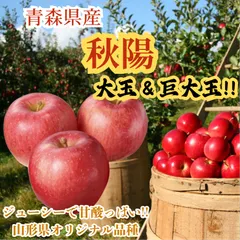 【即納】★期間限定★青森県産 秋陽（しゅうよう） 激レア りんご 大玉＆巨大玉 家庭用 6~8玉 ⑦