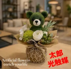 【激安】光触媒　人工観葉植物　ウォールグリーン　フェイクグリーン　プリティベアー@@