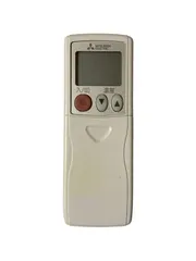 中古 【保証付】三菱 MITSUBISHI エアコン 純正リモコン 「KMP1」 即納