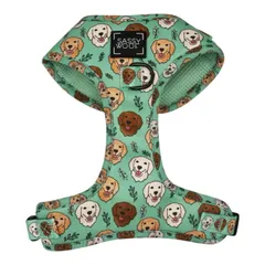 中古 ゴールデンレトリバーデザインハーネス【SASSY WOOF】 即納