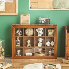 【送料無料】アクセサリー収納 小物収納 ボックスオーガナイザー 仕分け機 木箱 ティーバッグ チェストアクセサリー コーヒークリスタ
