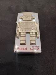 中古 zippo本体　ロボットモチーフ 即納