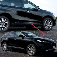 【激安】トヨタ ハリアー Harrier ヴェンザ Venza 2020年 2021年 ドアサイドガーニッシュ 車体サイドモール
