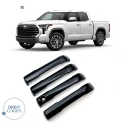 【激安】トヨタ タンドラ Tundra 2022年 ドアハンドルガーニッシュ ドアハンドルカバー 4点セット ABS製 車種別設
