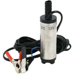 【送料無料】Anfurt 水中ポンプ 12V 24V 小型 ウォーターポンプ 12L/min バッテリークランプ 電動 ポンプ ケー