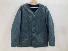 GORDON MILLER × GRIP SWANY ゴードンミラー × グリップスワイニー 裏ボアキルトジャケット リバーシブルアウター Dグリーン／黒 M 冬