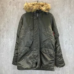 ALPHA フライトジャケット N-3B 20094-276 size M カーキ アルファ