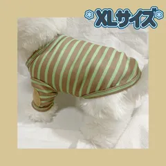 犬服猫服　ペット服　ペットウェア　ドッグウェア　ボーダー②/XLサイズ｜在庫あり