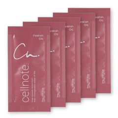 cellnote. セルノート FeMish OIL お試しパウチ 2ml ×5個セット 5日分 シトラスバニラの香り デリケートゾーンオイルpms