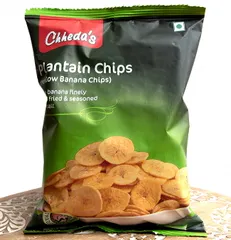 【15個セット】南国バナナを揚げたチップス - Yellow Banana Chips 170g【Chhedas】 /  セール